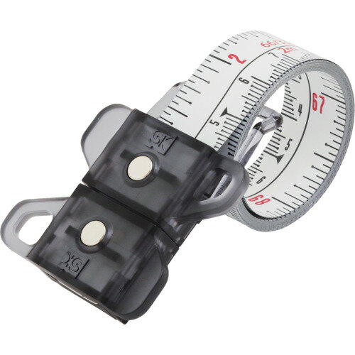 新潟精機 SK スパイラルメジャー 尺相当目盛 グレー 【品番:SMT-1920SGY】