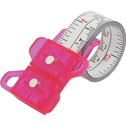 新潟精機 SK スパイラルメジャー 尺相当目盛 ピンク 【品番:SMT-1920SPI】