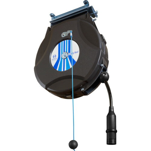 日平機器　ハンディーエアーリールブレーキ付黒ホース仕様　黒　【品番：HAP-210JBS-BG】