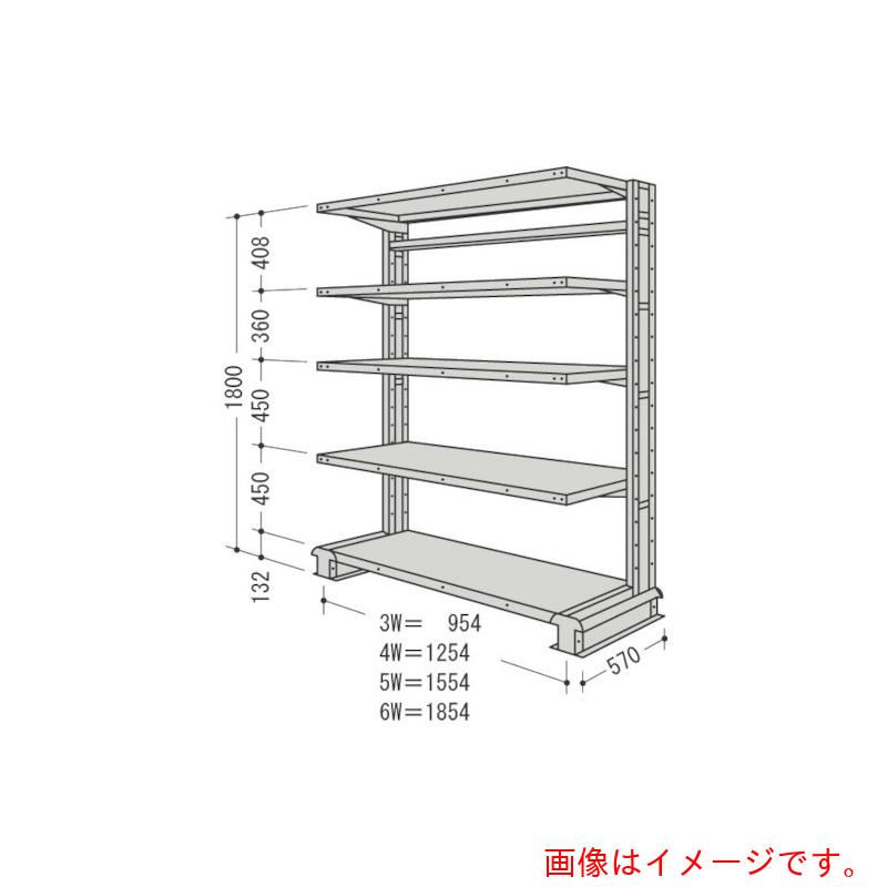 【別途送料あり】日本ファイリング　スチール製軽中量ボルトレス棚　キャンチラッ...
