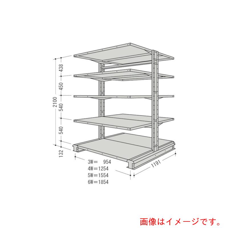 【別途送料あり】日本ファイリング　スチール製軽中量ボルトレス棚　キャンチラッ...