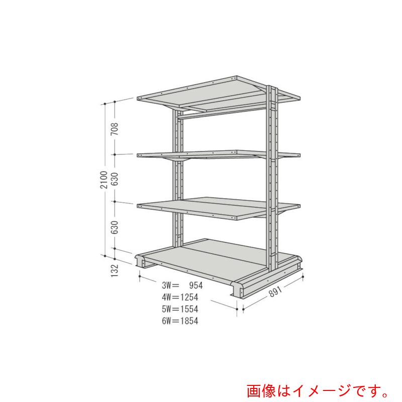 【別途送料あり】日本ファイリング　スチール製軽中量ボルトレス棚　キャンチラッ...