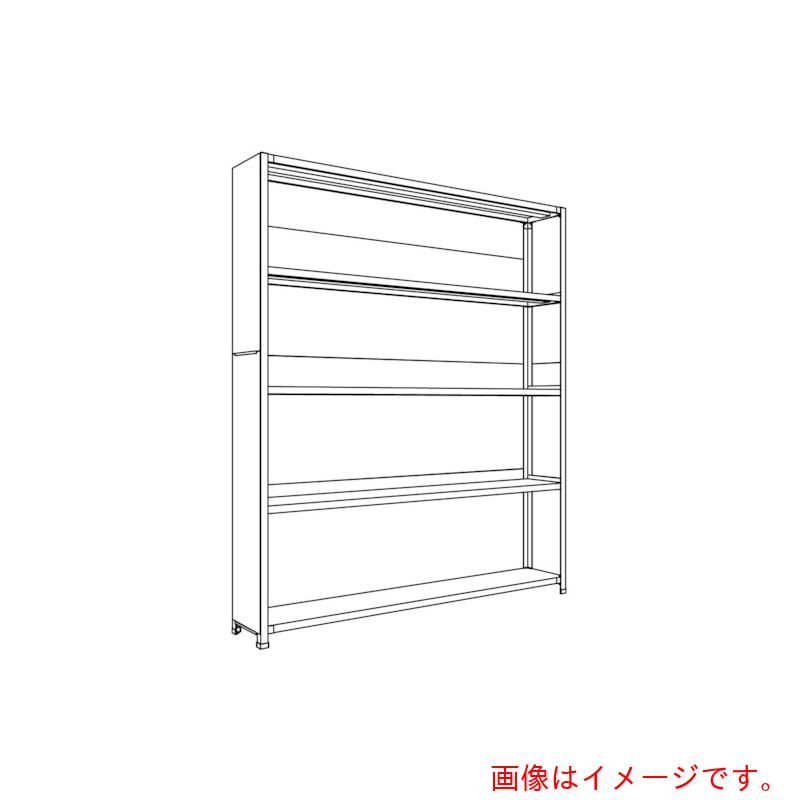 【別途送料あり】日本ファイリング　背板・側板付軽量物品棚W1800D300H2100F5　【品番：LA76K-25】