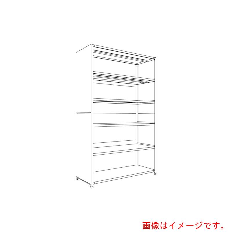 日本ファイリング　背板・側板付軽量物品棚W1500D600H2400F6　【品番：LA85L-26】□