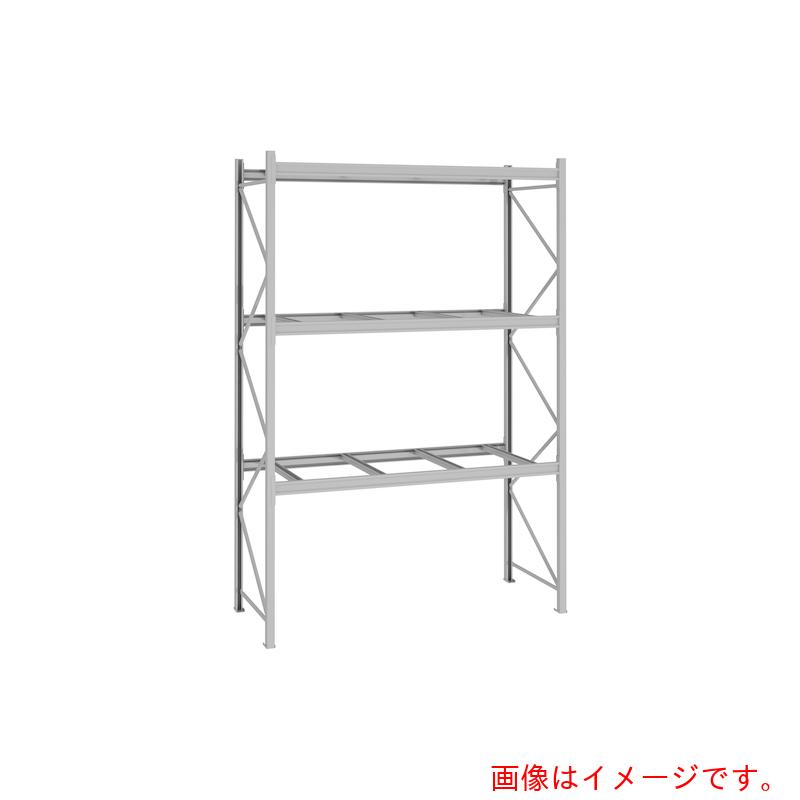 【別途送料あり】日本ファイリング　パレットラック　2ton用単体　奥行800×高さ3000×有効間口2700mm　..