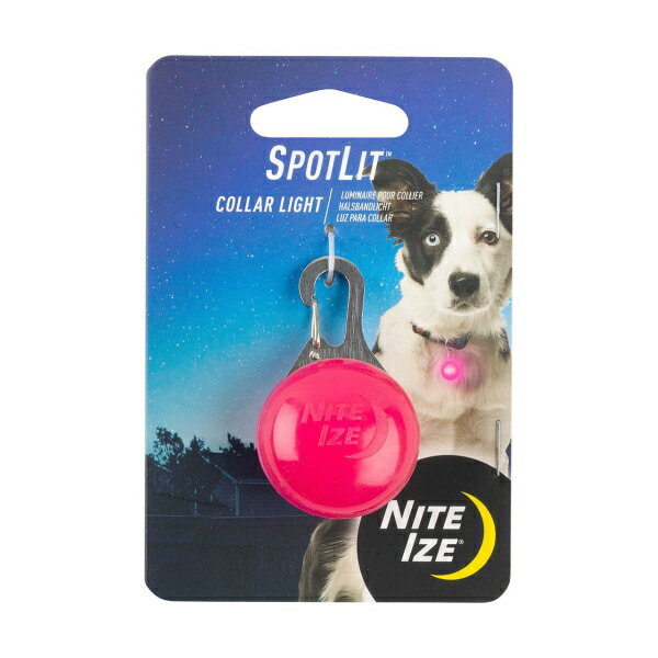 NITE IZE（ナイトアイズ）　スポットリット　プラスチックピンク　【品番：PSLG12-02-R6（NI02334）】