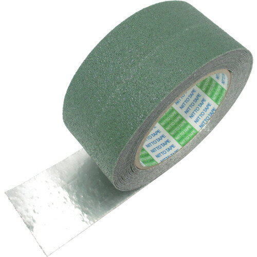 日東電工　アンチスキッドテープ（屋外用）　AS−127　凹凸面用　1．0mm×100mm×5m　グリーン　【品番：A..