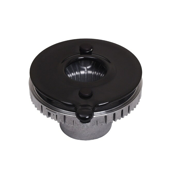 ●コンロ手前左右バーナー用のバーナーキャップです。 ●サイズ： 外径63mm、内径22.5mm（キャップカバー部）、高さ（最大）40mm ●材質： アルミ（バーナーキャップ部） ●色： バーナーキャップ部:ブラック、キャップカバー部:シルバー ●ハーマン商品番号： 580323100LO ※キャップカバー中央に穴あり 【メーカー名】（株）ノーリツ 【メーカー品番】SPA70PR