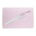 【メール便対応】エヌティー NTカッター 曲線美A型&カッティングマット ピンク 【品番:SET-AM350P(P)】