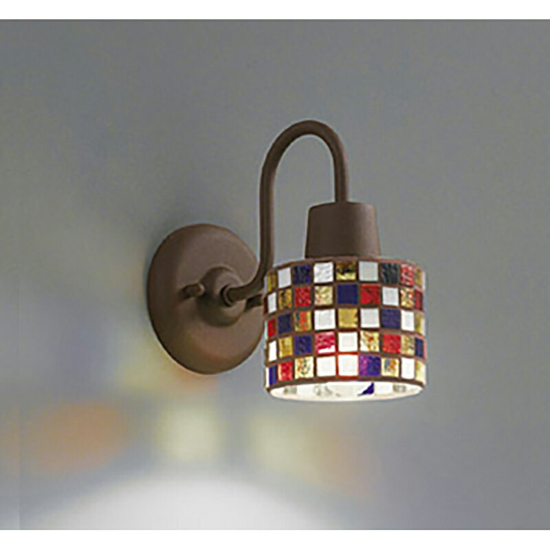 ●温白色 ●固有エネルギー消費効率： 85.4?/W ●定格光束： 376? ●定格消費電力： 4.4W ●Ra94 ●3500k ●LED電球ミニクリプトン形 4.4W（E17） No.292AW ●鋼（鉄錆色） ●モザイクガラス ●巾1...