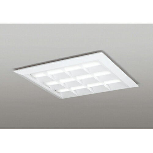 オーデリック　ベースライト LED-SQUARE FHP 45W×3灯 埋込穴680 直付/埋込兼用型 ルーバー付 非調光 白色　【品番：XL 501 052P1C】