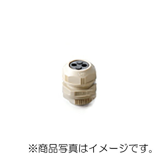 ●1つのキャプコンで最大4本の電線を固定。 ●センサ線など、複数の電線引き込み部に。 ●保護等級： IP67 ●カラー： ベージュ、ゴムブッシュ:黒、Oリング:黒 ●耐環境： 耐油性 ●穴数： 2 ●適合電線径（mm）： φ2.4〜3 ●取付穴径（mm）： φ15 ●取付ねじ： M15 P=1 ●適合板厚： 3mm以下 ●本体質量： 約7g ※1 黒色タイプの本体質量になります。 ●使用周囲温度： -25〜+80℃ ※製品に足を掛けるなど荷重をかけないでください。また、塗装はしないでください。 ※油中、水中での使用はできません。 ※以下の環境での使用・保管はしないでください。製品劣化の原因になります。 1.使用周囲温度範囲外 2.水蒸気、高温・高湿の雰囲気 3.酸、アルカリ、有機溶剤の雰囲気 ※日光の当たる場所では使用しないでください。 ※油気の雰囲気でご使用ください。 ※油気のない環境での使用は耐候性をご使用ください。 【メーカー名】オーム電機（株） 【メーカー品番】OA-W15M-302B