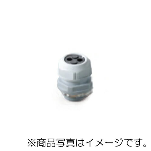 ●電線引き込み部の防水・防塵処理や電線の固定・断線防止に。豊富なラインナップ。 ●各種電気配線器具（制御盤・中継ボックス・リミットスイッチ・モータなど）の電線引出部の保護および保持に。 ●保護等級： IP67 ●カラー： ライトグレー、ゴムブッシュ:青、Oリング:青 ●耐環境： 耐候性 ●穴数： 1 ●適合電線径（mm）： φ4〜9（1） ※（1）、（2）についてはゴムブッシュの組み合わせにより適合電線径が変わります。 ●取付穴径（mm）： φ17 ●取付ねじ： G3/8 ●適合板厚： 4mm以下 ●本体質量： 約12g ※1 黒色タイプの本体質量になります。 ●使用周囲温度： -25〜+80℃ ※製品に足を掛けるなど荷重をかけないでください。また、塗装はしないでください。 ※油中、水中での使用はできません。 ※以下の環境での使用・保管はしないでください。製品劣化の原因になります。 1.使用周囲温度範囲外 2.水蒸気、高温・高湿の雰囲気 3.酸、アルカリ、有機溶剤の雰囲気 ※油気の雰囲気では使用しないでください。 ※屋内でも油のかからない場所には耐候性をお薦めします。 【メーカー名】オーム電機（株） 【メーカー品番】OA-W3/8G-04/09EC1