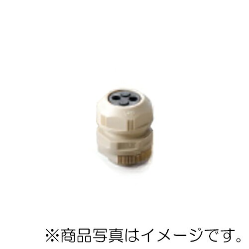 ●電線引き込み部の防水・防塵処理や電線の固定・断線防止に。豊富なラインナップ。 ●各種電気配線器具（制御盤・中継ボックス・リミットスイッチ・モータなど）の電線引出部の保護および保持に。 ●保護等級： IP67 ●カラー： ベージュ、ゴムブッシュ:青、Oリング:青 ●耐環境： 耐候性 ●穴数： 1 ●適合電線径（mm）： φ4〜9（1） ※（1）、（2）についてはゴムブッシュの組み合わせにより適合電線径が変わります。 ●取付穴径（mm）： φ17 ●取付ねじ： G3/8 ●適合板厚： 4mm以下 ●本体質量： 約12g ※1 黒色タイプの本体質量になります。 ●使用周囲温度： -25〜+80℃ ※製品に足を掛けるなど荷重をかけないでください。また、塗装はしないでください。 ※油中、水中での使用はできません。 ※以下の環境での使用・保管はしないでください。製品劣化の原因になります。 1.使用周囲温度範囲外 2.水蒸気、高温・高湿の雰囲気 3.酸、アルカリ、有機溶剤の雰囲気 ※油気の雰囲気では使用しないでください。 ※屋内でも油のかからない場所には耐候性をお薦めします。 【メーカー名】オーム電機（株） 【メーカー品番】OA-W3/8G-04/09EB