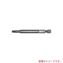 【メール便対応】近江精機(OHMI) 六角6.35 溝9差込 へクスウェーブビット いじり止め T15H 全長100 段付φ4.3x15 【品番:V17T-T15H-100】