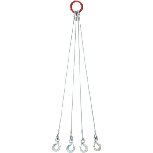 オーエッチ工業　OH　4点吊りワイヤースリング　9mm×1．5m　【品番：4W9-15】