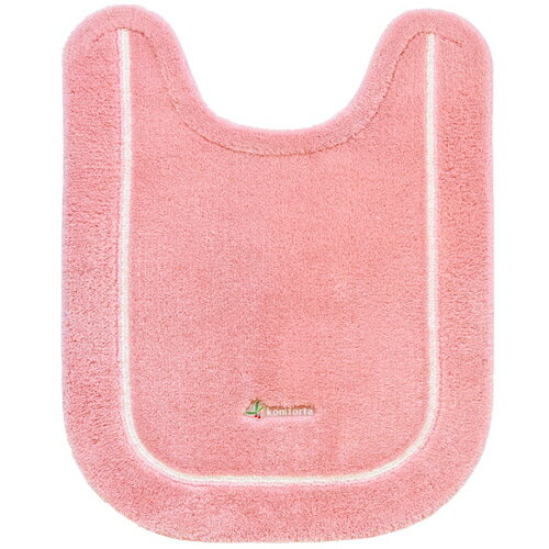 オカ　コムフォルタ6　ロングトイレマット　75×60cm　ピンク　【品番：26701】