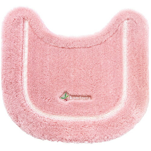 オカ　コムフォルタ6　ミニトイレマット　43×47cm　ピンク　【品番：26711】