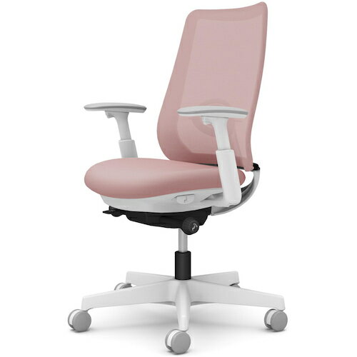 オカムラ　OKAMURA　ポータム，可動肘，背メッシュ，スタンダードタイプ，ホワイトボディ，ハンガー無..