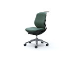 オカムラ OKAMURA シルフィー 肘なし 背クッション ロー ブラックボディ ハンガー有 ランバー無 アルミ脚 【品番:C634BR-FXW5】