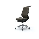 オカムラ OKAMURA シルフィー 肘なし 背クッション ハイ ブラックボディ ハンガー有 ランバー無 アルミ脚 【品番:C638BR-FXW3】