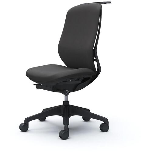 オカムラ　OKAMURA　シルフィー　肘なし　背クッション　ハイ　ブラックボディ　ハンガー有　ランバー無　樹脂脚　【品番：C638XR-FXW0】