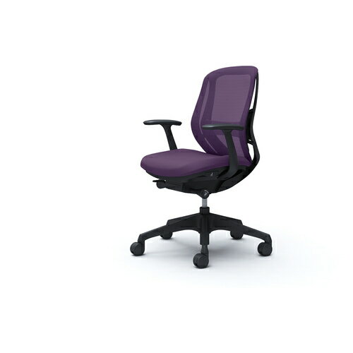 オカムラ　OKAMURA　シルフィー　固定肘　背メッシュ　ロー　ブラックボディ　ハンガー無　ランバー有..