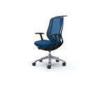 オカムラ OKAMURA シルフィー 固定肘 背メッシュ ハイ ブラックボディ ハンガー有 ランバー無 アルミ脚 【品番:C646BR-FMP3】
