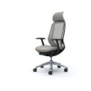 オカムラ OKAMURA シルフィー固定肘 背メッシュEXハイ ブラックボディ ハンガー無 ランバー無 アルミ脚 【品番:C64ABR-FMR3】