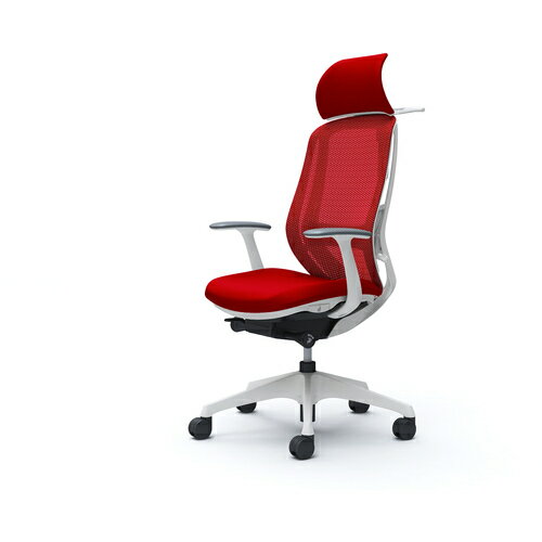 オカムラ　OKAMURA　シルフィー固定肘　背メッシュEXハイ　ホワイトボディ　ハンガー有　ランバー有　樹脂脚　【品番：C64BXZ-FMP9】