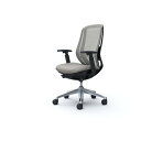 オカムラ OKAMURA シルフィー 可動肘 背メッシュ ハイ ブラックボディ ハンガー無 ランバー有 アルミ脚 【品番:C685BS-FMR3】