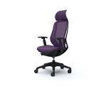 オカムラ OKAMURA シルフィー可動肘 背メッシュEXハイ ブラックボディ ハンガー無 ランバー無 樹脂脚 【品番:C68AXR-FMP0】