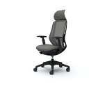 オカムラ OKAMURA シルフィー 可動肘 背メッシュEXハイ ブラックボディ ハンガー無 ランバー有 樹脂脚 【品番:C68AXS-FMR2】