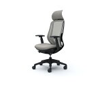 オカムラ OKAMURA シルフィー可動肘 背メッシュEXハイ ブラックボディ ハンガー無 ランバー有 樹脂脚 【品番:C68AXS-FMR3】