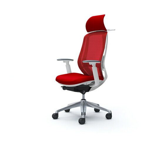 オカムラ　OKAMURA　シルフィー可動肘　背メッシュEXハイ　ホワイトボディ　ハンガー有　ランバー有　アルミ脚　【品番：C68BBZ-FMP9】