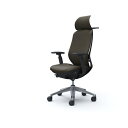 オカムラ OKAMURA シルフィー可動肘 背クッションEXハイ ブラックボディ ハンガー有 ランバー無 アルミ脚 【品番:C68DBR-FXW3】