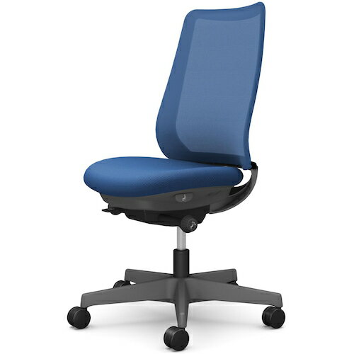 オカムラ　OKAMURA　ポータム，肘なし，背メッシュ，スタンダードタイプ，ダークグレーボディ，ハンガー無，ランバー無，ウレタンキャスター　【品番：CF11ZA FKB3】