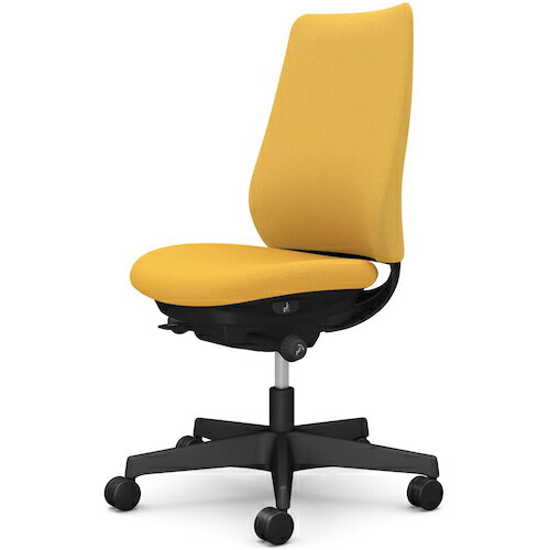 オカムラ　OKAMURA　ポータム，肘なし，背クッション，スタンダードタイプ，ブラックボディ，ハンガー無，ランバー無，ナイロンキャスター　【品番：CF13XR FXW7】