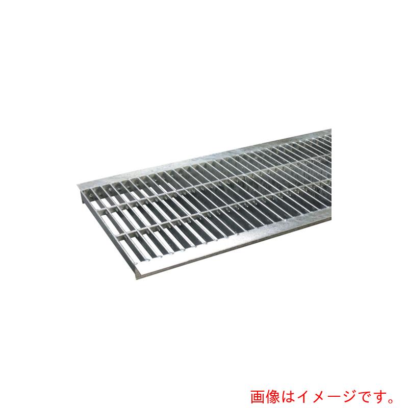 奥岡製作所　奥岡　スチール製　U字溝用　グレーチング　溝幅240用　中間目　プレーン　【品番：OKU-M5 24-32】□(4)