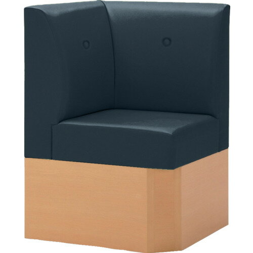 楽天住設プロ　楽天市場店オリバー（oliver）　台輪ベンチ　ナチュラル木目　コーナー　ビニールレザー　幅620mm　ネイビー　【品番：PD/SK-001/NB/CCK/V/NV_AL-06X】