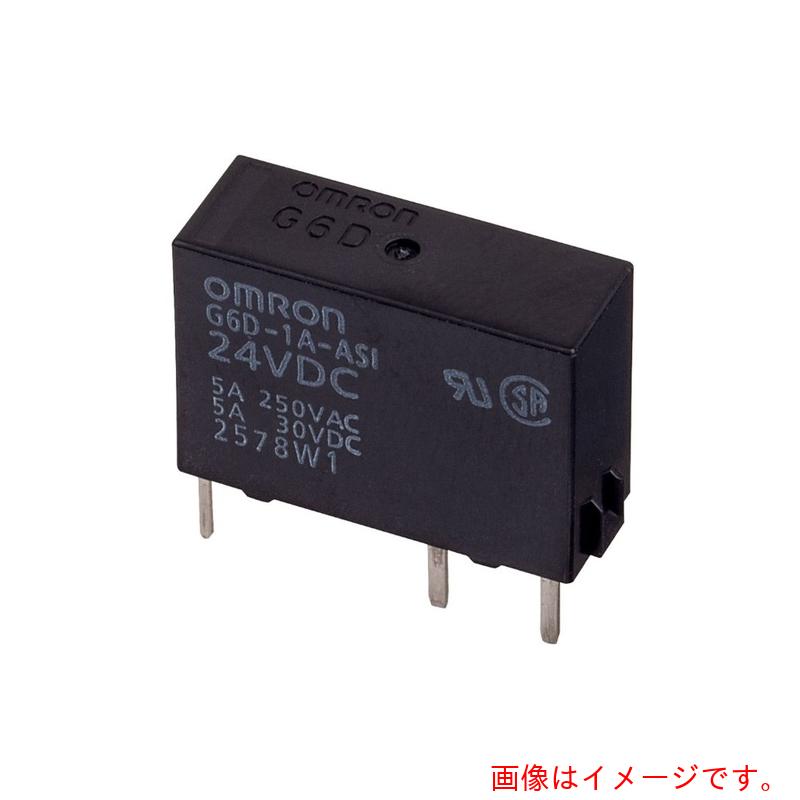 オムロン（OMRON） パワーリレー プリント基板用端子 DC24V 【品番：G6D-1A-ASI DC24】