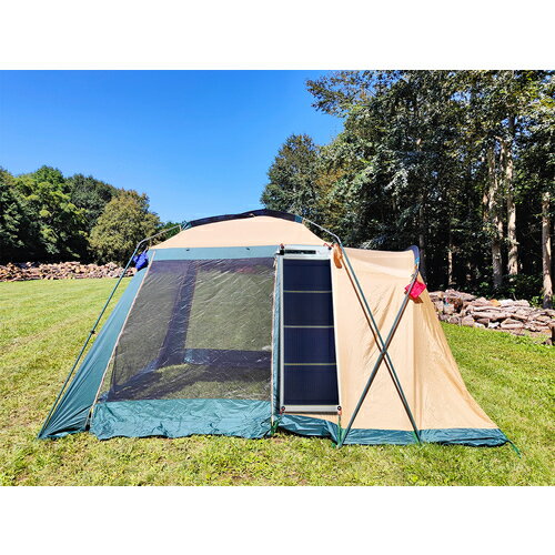 オーエス（OS）　ソーラーシートチャージャーセット16W／6000mAh　【品番：GN-200B1】□