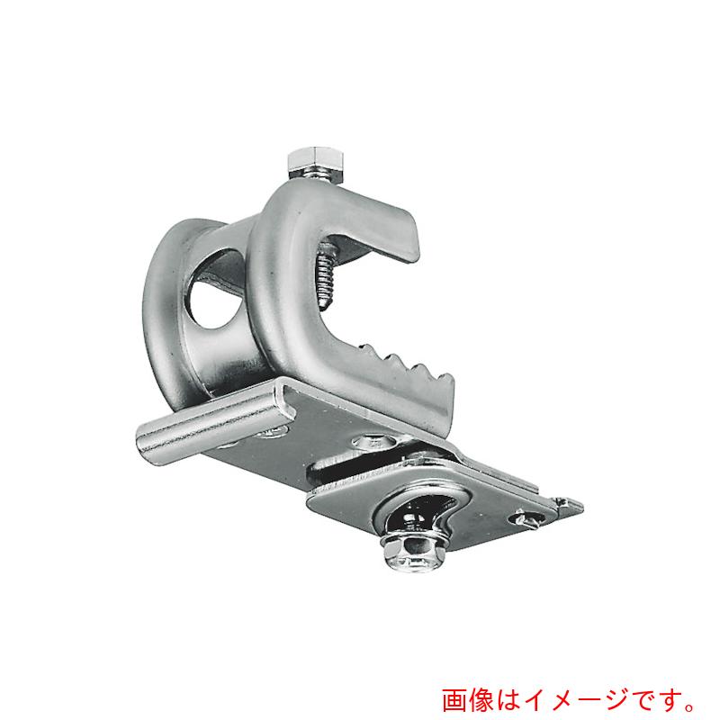 特長 ●耐蝕、耐錆、耐磨耗性に優れたステンレス（SUS304）製です。 ●ネジを締めるだけで、鋼材に溶接せず、レールの取り付けが可能です。 用途 ●レールをH形鋼に吊るす際に。 ●鋼材の下に吊るす際に。 仕様 ●品名：ステンクリップ付天井ブラケットBタイプ ●寸法(mm)：64.2×82×34 ●適合フランジ厚(mm)：3〜16 材質 ●ステンレス 質量・質量単位 ●138.0g 【メーカー名】岡田装飾金物（株） 【メーカー品番】25Y16