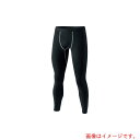 おたふく手袋 BTパワーストレッチ 前開きロングタイツ ブラック 3L 【品番:JW-165-BK-3L】