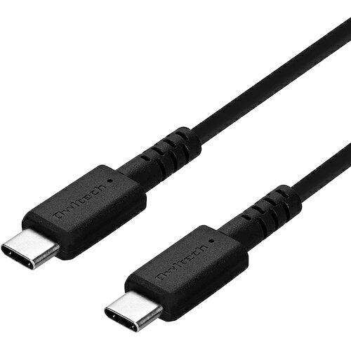 特長 ●PD60W やわらかく断線に強い USB C-Cケーブル2m ブラック 仕様 ●色：ブラック ●長さ(m)：2 ●コネクタ形状：USB Type-C(オス) - USB Type-C(オス) ●対応機種：USBハブ、外付けHDD/SSD、ノートパソコン、スマートフォン、タブレットPC、モバイルバッテリー、ポータブルゲーム機、オーディオプレーヤー ●通信速度：最大480Mbps データ転送対応 ●規格：USB2.0規格準拠 ●対応電圧電流：最大20V/3A充電対応 USB PD (Power Delivery)対応 質量・質量単位 ●47.0g 【メーカー名】（株）オウルテック 【メーカー品番】OWL-CBPTCC20-BK
