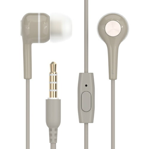 【メール便対応】オウルテック（Owltech）　ハンズフリー対応　ステレオイヤホン　【品番：OWL-EPMC04-GY】