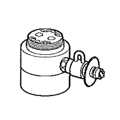 ●KVK製のシングルレバー式（デッキタイプ）に適合します。 ●食器洗い乾燥機専用 ●給水・給湯兼用 ●取り付け後約55mm高くなります。 ●代表機種： KM326N、KM327N、KM506E、KM507E ●製造元： （株）ナニワ製作所 ※お使いの水栓金具により、適合する製品が異なります。事前にナニワ製作所のサポートセンター（06-6974-7033）で、適合機種のご確認をお願いいたします。 ※凍結の恐れのある所への設置はお避けください。水洩れの恐れがあります。 ※給水圧力0.6MPa（6kgf/cm2）以上ある場合は市販減圧弁にて0.2MPa（2kgf/cm2）程度に減圧してください。 【メーカー名】パナソニック（株） 【メーカー品番】CB-SKE6　