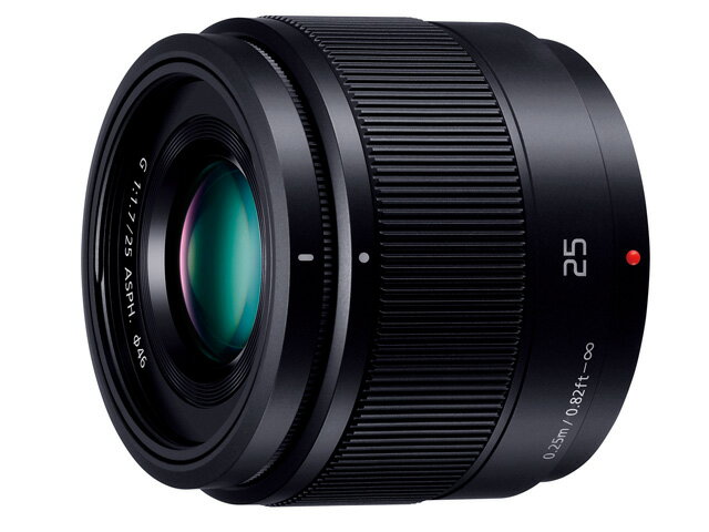 パナソニック デジタル一眼カメラ用交換レンズ（単焦点レンズ：ブラック） 【品番：H-H025-K】