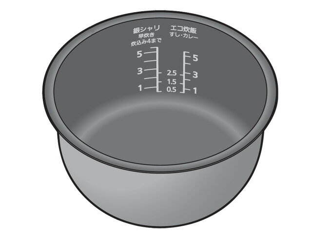 パナソニック　内釜　【品番：ARE50-K74】●