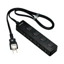 パナソニック ザ・タップZ(4コ口)(スナップキャップ・3mコード付)(ブラック) 【品番:WHS2534BP】